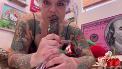 CherryBombBomb: スロッピー・スピット好きのビッチがただ吐き気を催して沈みたいだけ