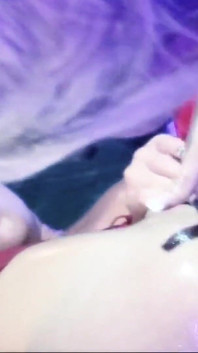 Lesbian seduction between Lolly Badcock and Amber Leigh two tattooed sluts and smooth vaginas love to get excited with sex toys