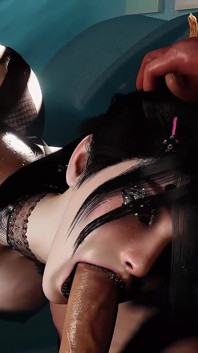 3D Horny Slut Cosplay Model Cheating with Big Cock