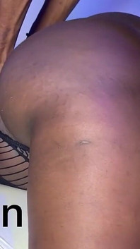 Big Ass Ebony Loves the Test of My Rod