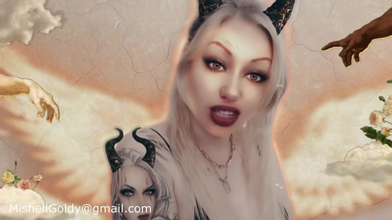 Goddess Misha Goldy: 悪魔との暴露ファンタジー取引!インタラクティブクリップ!