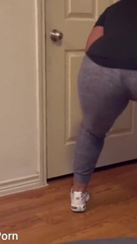 Pissing My Self Wearing Sports Leggings