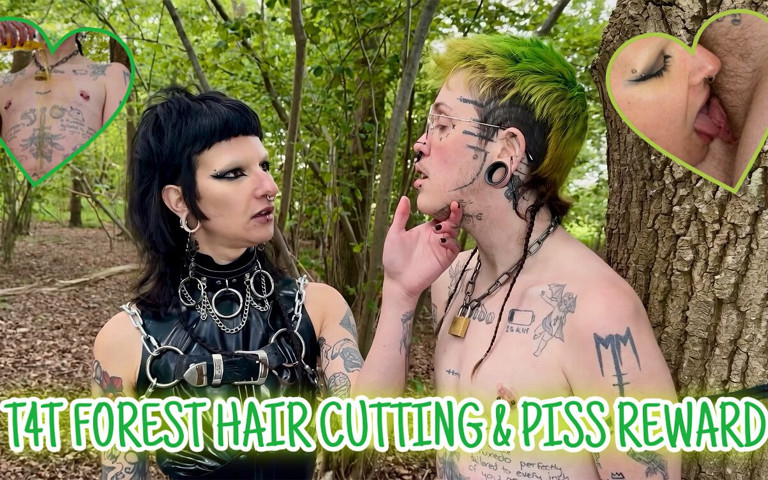 T4t Forest Hair Cutting & Piss Reward (Punk Goblin)