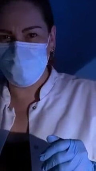 Bakış açısı hasta. Bir Sonda Sesi Çıkarıyor ve Yerleştiriyor