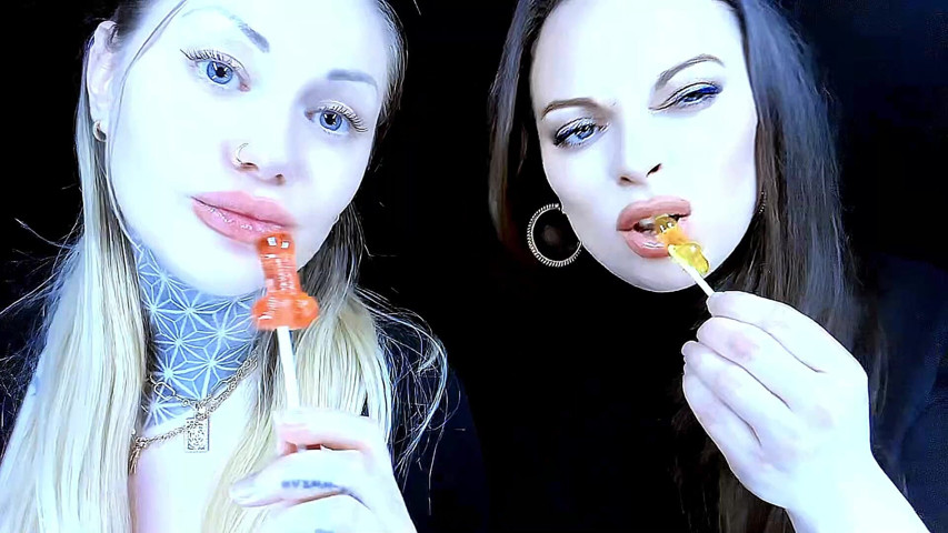 Sucking Candy Cocks While Roasting Your Micro-dick! (Goddess Misha Goldy)