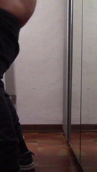 The MILF with Beautiful Legs and Pantyhose Irons and Gets Touched and Fucked