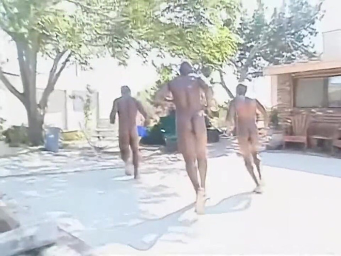 Black Monstercock Force: Petite Blonde Takes Massive 11 Cocks in Public Dogging Anal Gangbang