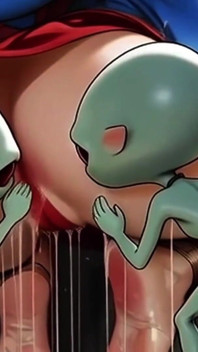 Supergirl Gets Probed and Licked During a Space Adventure