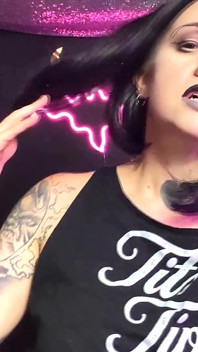 Satanic Rocker Chick