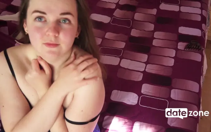 Datezone: Amateur with Big Boobs Masturbates Her Pussy