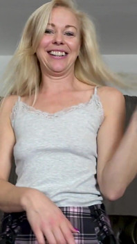 Peeping up My Skirt at My Satin Knickers Again? POV Ball Busting JOI