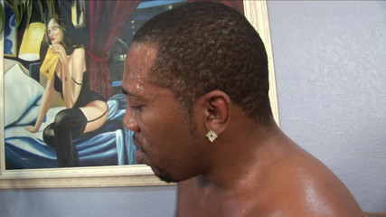Black Market: Ebony hottie deep fucked by a fat cock