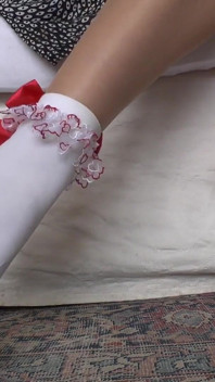 Sniff My White Frilly Socked Feet, POV, JOI, Lady Victoria Valente