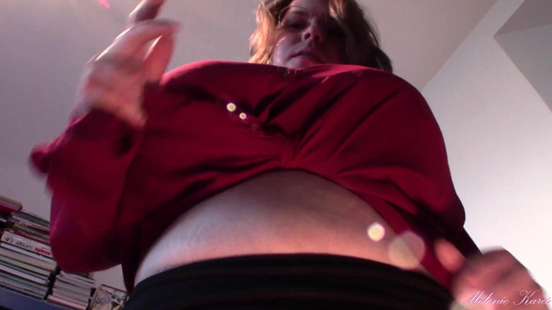 Melonie Kares: Giantess eats your donuts POV