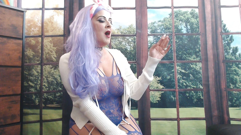 Abby Anna: Pathetic smoke sissy play time