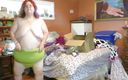 BBW nurse Vicki adventures with friends: Trying on New body suits with shorts and dress so...