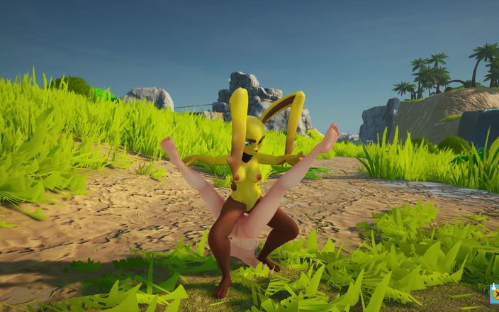 NSFW Gaming: Kaninchen-monsterreibungsfrau (sapphire safari v.23)