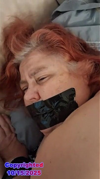 Nurse Vicki I Bound with Black Duck Tape Left to Struggle