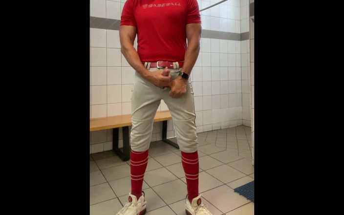 JockDad87: Buff Dilfjockdad87 Kanter i omklädningsrummet i Baseboll redskap