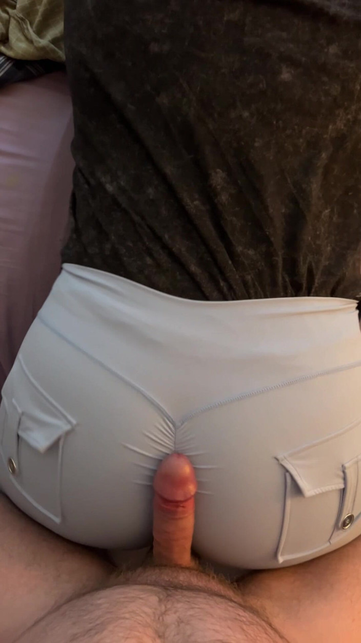 MyPrejacBoyfriend: Big Clothed Ass Hotdogging Cumshot