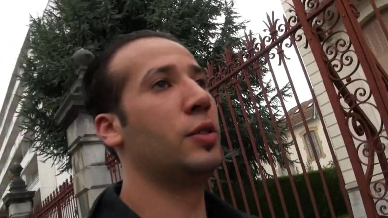 Nude in France: Max is invited to bang a young and pretty big...