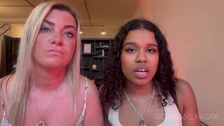 Goddess Luna Law: Humiliation pathétique d’une vierge