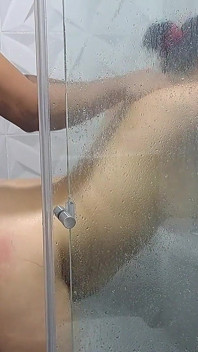 A Hot Shower with My Stepmom