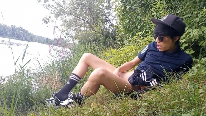 Jon Arteen: After Getting Caught Outside, Gay Twink Jon Arteen Sneaks off...