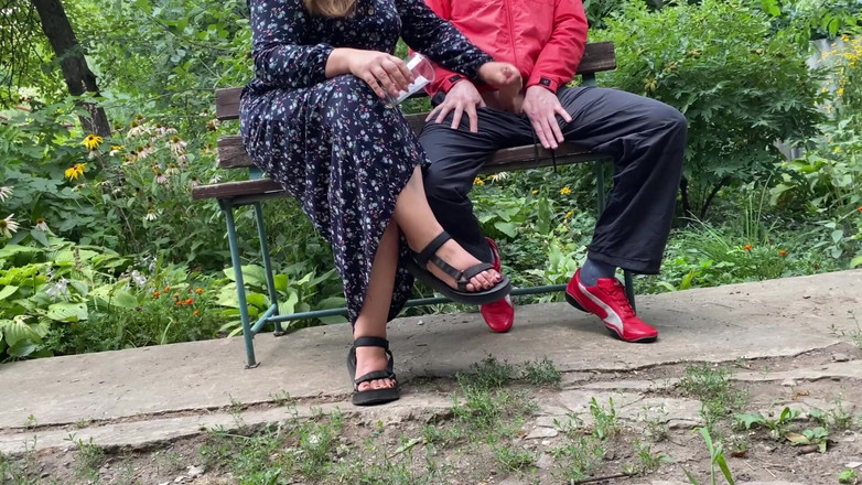 OurFetishLife: Düzgün vücutlu kayınvalidem açık havada dölümü alıyor