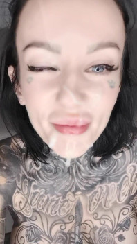 Huge cum facial