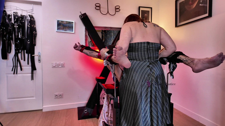 InannaJustice: Silk-bound Reward: Strap-on Pegging Finale After Endless Denial - Part 3
