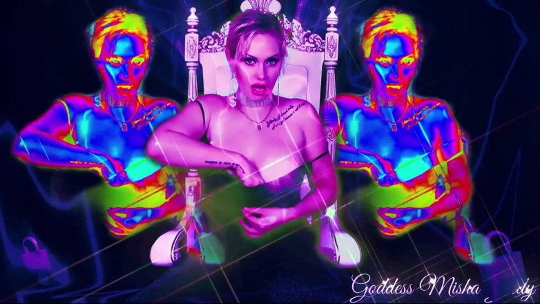 Goddess Misha Goldy: 매혹적인 ASMR! 나는 오늘 순결에 당신을 잠글 것이다! 키 홀더에게 봉사해!