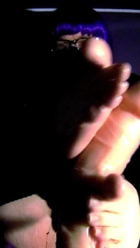 POV Footjob and Cumming with Raven Letrap