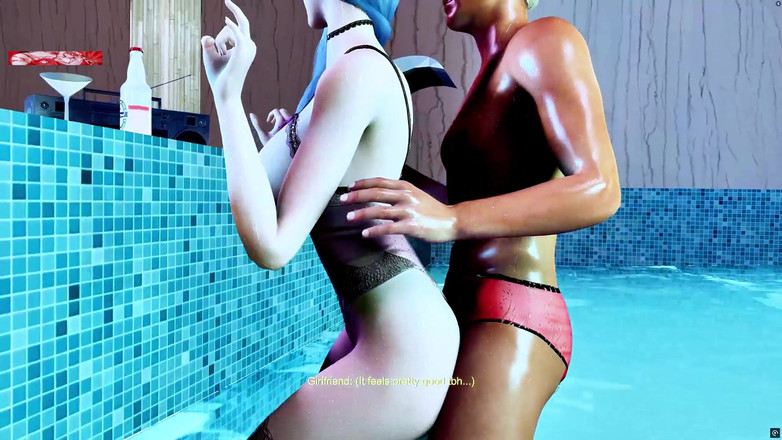 X Hentai: Virtual Reality Temptation: Curves Divine - 3D Animation Hentai