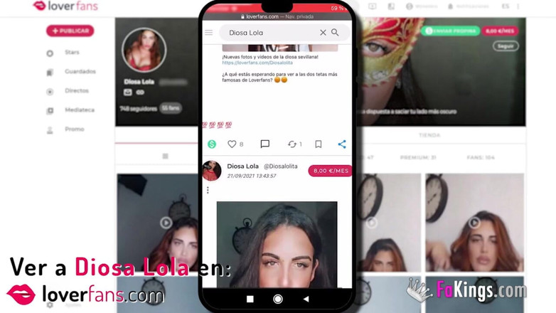 FAKings: DiosaLola: एक स्पेनिश देवी जो हमें अपने अद्भुत स्तन और गांड दिखाना चाहती है!