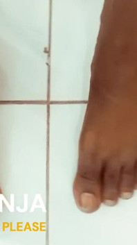 I Film My Feet Jerking off and Stick My Fingers up My Ass