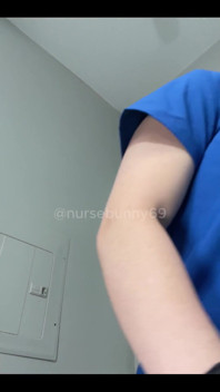 POV Dental Exam Blue Scrubs to Topless