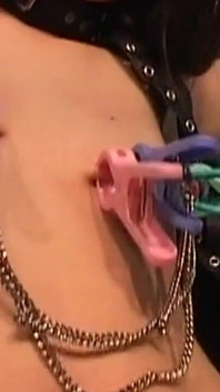 Bound Brunette MILF Teased Deep by Dominant Master