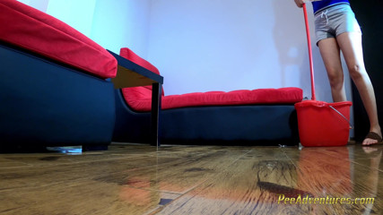 Pee Adventures: Huge pee on the living room table
