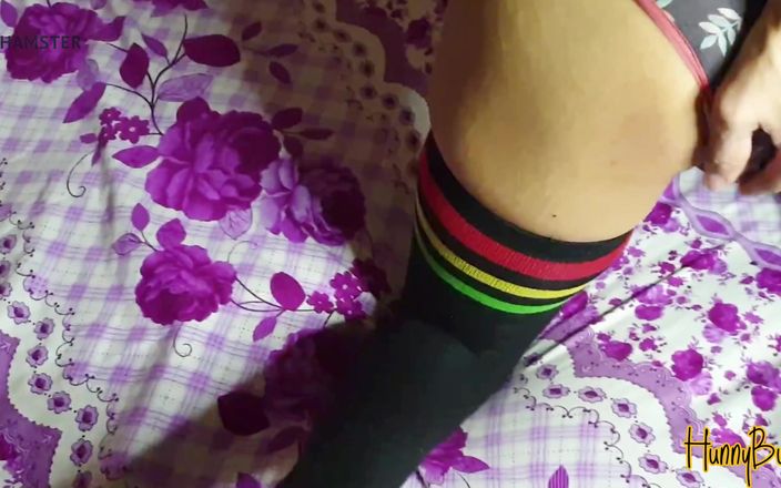 HunnyBunny: Teen in Stockings Trying Different Sex Poses