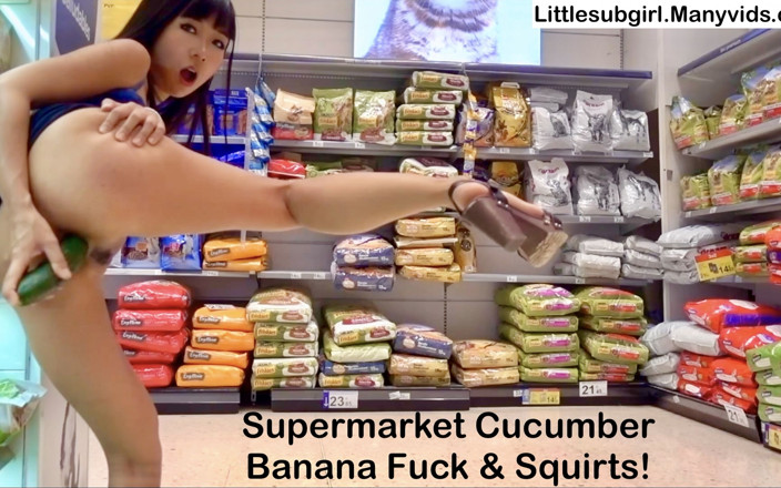Littlesubgirl: Огурец Трахается С Бананом В Супермаркете И Сквиртует!