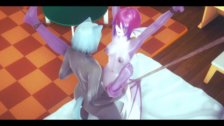 HentaiTubes: Un dragon hentai poilu se fait baiser par Tanuki - japonais,...