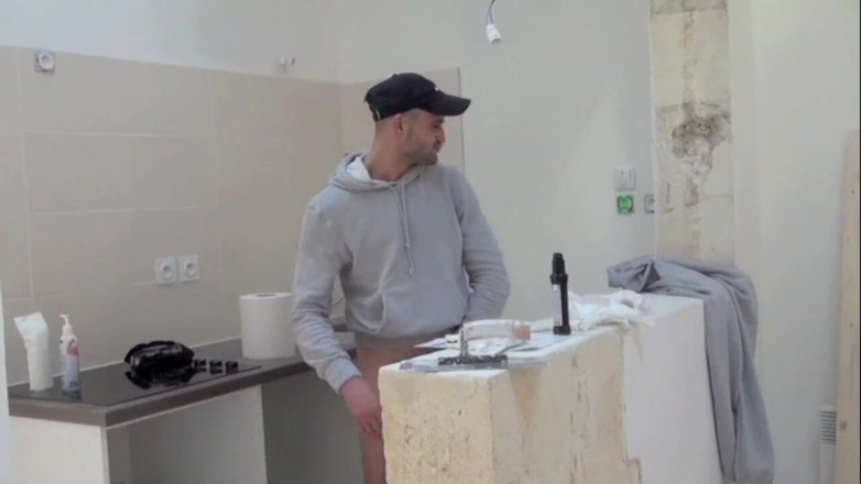 French twinks amator sextapes: Sex tape with straight worker and Kameron