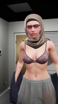 สาวมุสลิมใส่ฮิญาบโดนเย็ดรูตูดแรงๆ