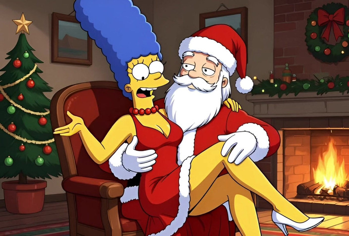 Octopussy Lovers Club: Santa Claus Se Folla a La Ama De Casa Casada...