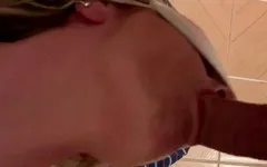 I made myself splash on my tits