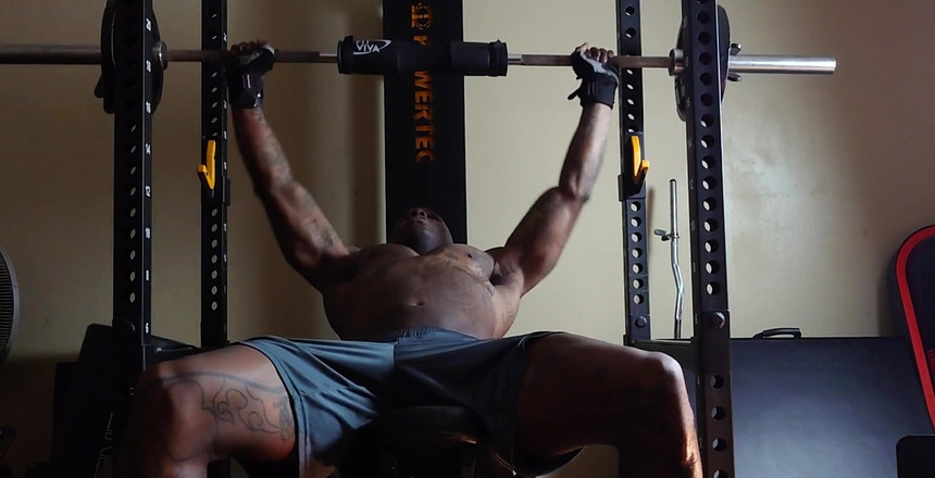 Hallelujah Johnson: Push Day Work out aka Hallelujah Johnson