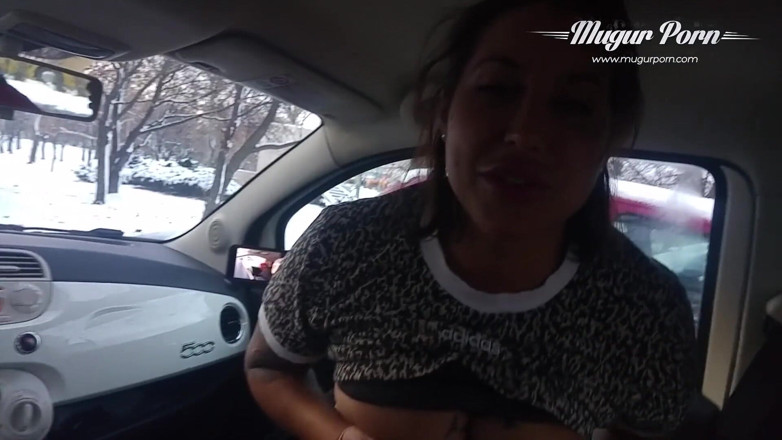 Mugur's World: MugurPorn anal fucks beautiful Heidi Van Horne in the car