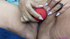 BBW Pleasures: BBW GILF miluje Red Rose Hračku