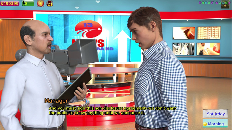 Porny Games: スローゲームズの『不思議の国のアリス』 - 浮気する夫、女優とのセックス 4